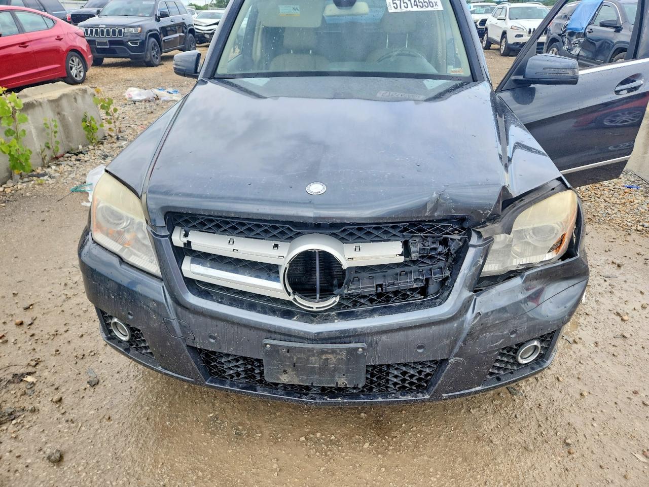 2011 Mercedes-benz Glk 350 4matic Charcoal vin: WDCGG8HBXBF557054