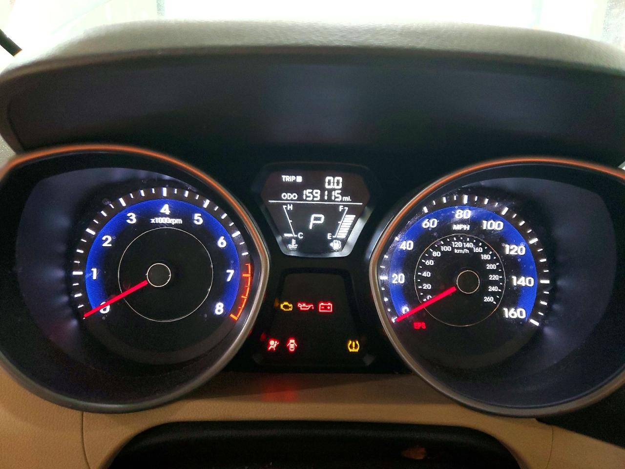 2012 Hyundai Elantra Gls White vin: 5NPDH4AE0CH110579