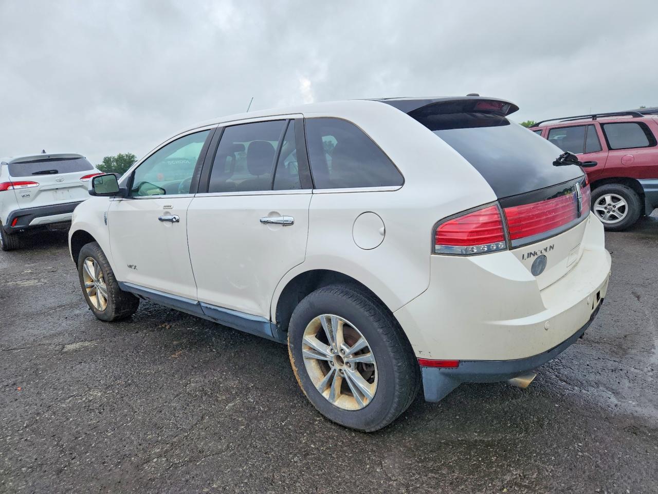 2010 Lincoln Mkx White vin: 2LMDJ8JC5ABJ23413