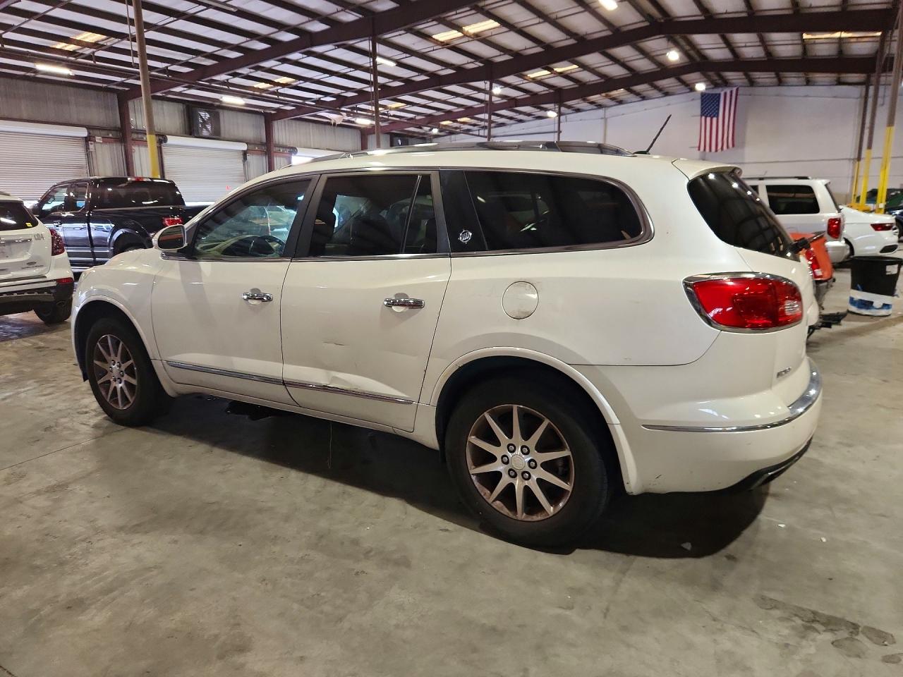 2014 Buick Enclave White vin: 5GAKRBKD4EJ115214