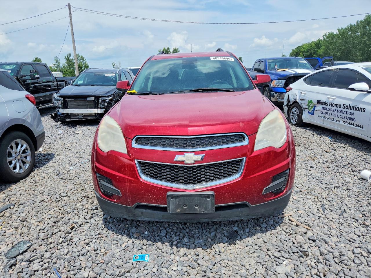 2012 Chevrolet Equinox Lt Red vin: 2GNALDEK8C1296348