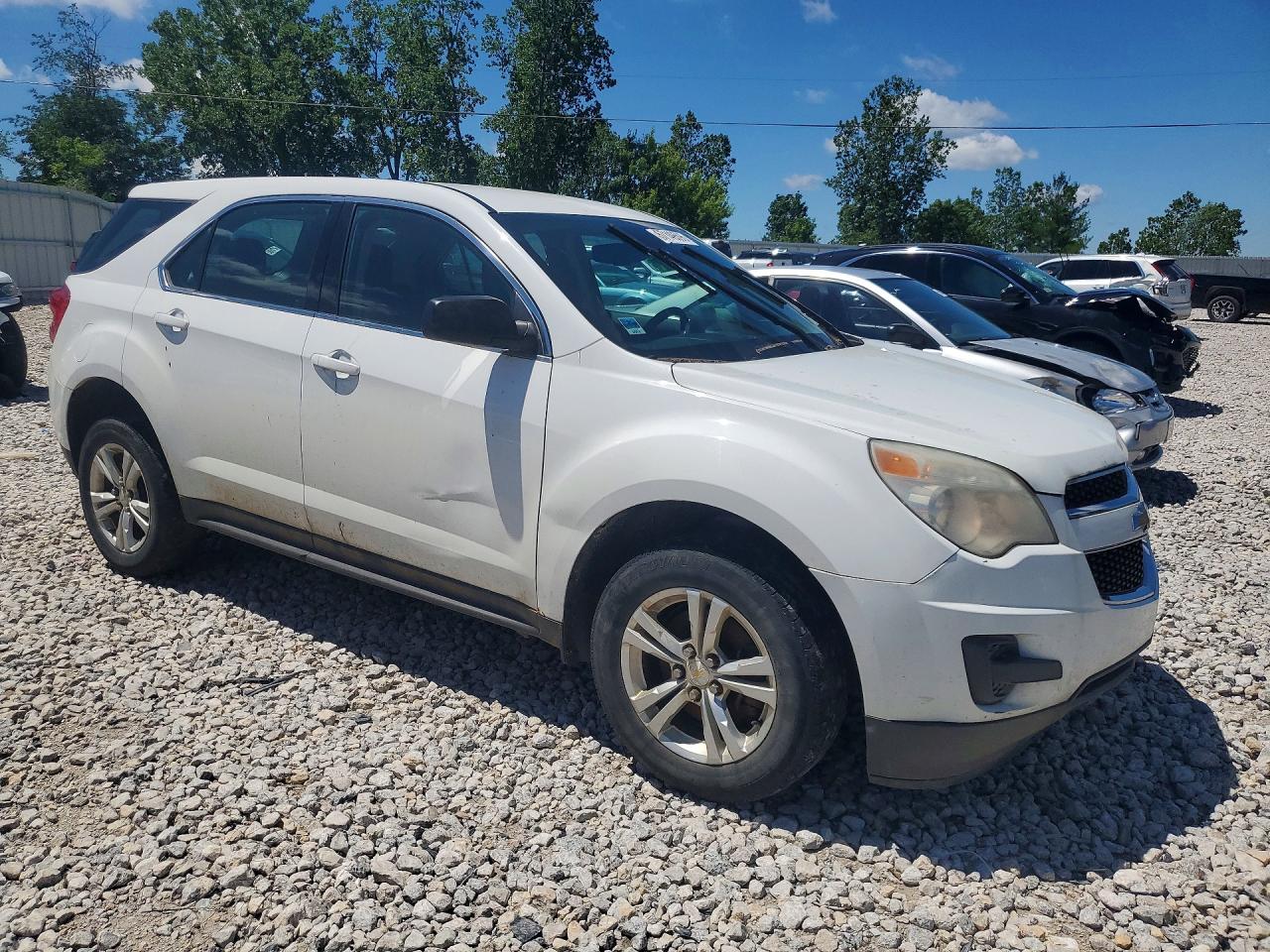 2014 Chevrolet Equinox Ls White vin: 2GNALAEK1E1141769
