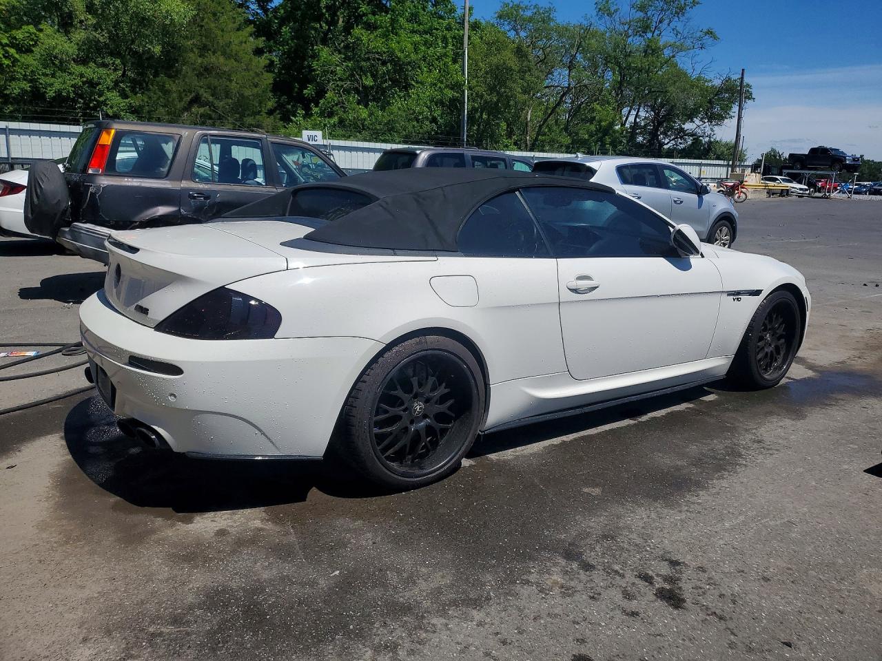 2008 Bmw M6 White vin: WBSEK93548CY79260