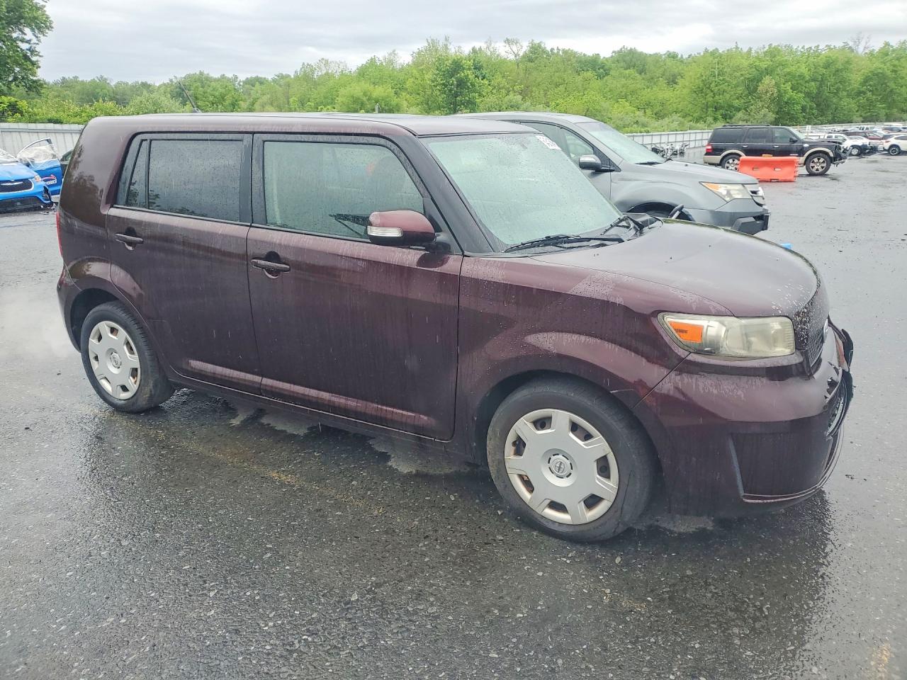 2010 Toyota Scion Xb Burgundy vin: JTLZE4FE1A1099883