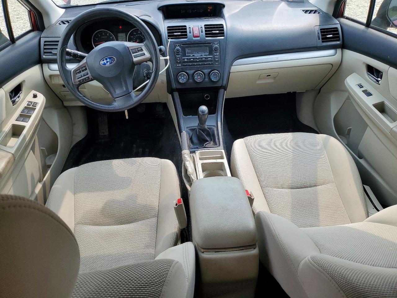 2014 Subaru Xv Crosstrek 2.0 Premium Red vin: JF2GPACC3E9337966