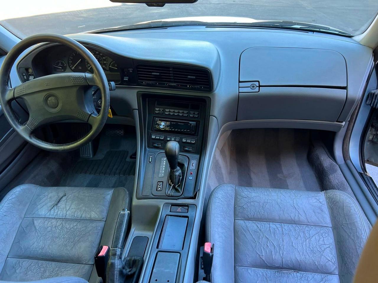 1991 Bmw 850 I Automatic Blue vin: WBAEG2310MCB72468