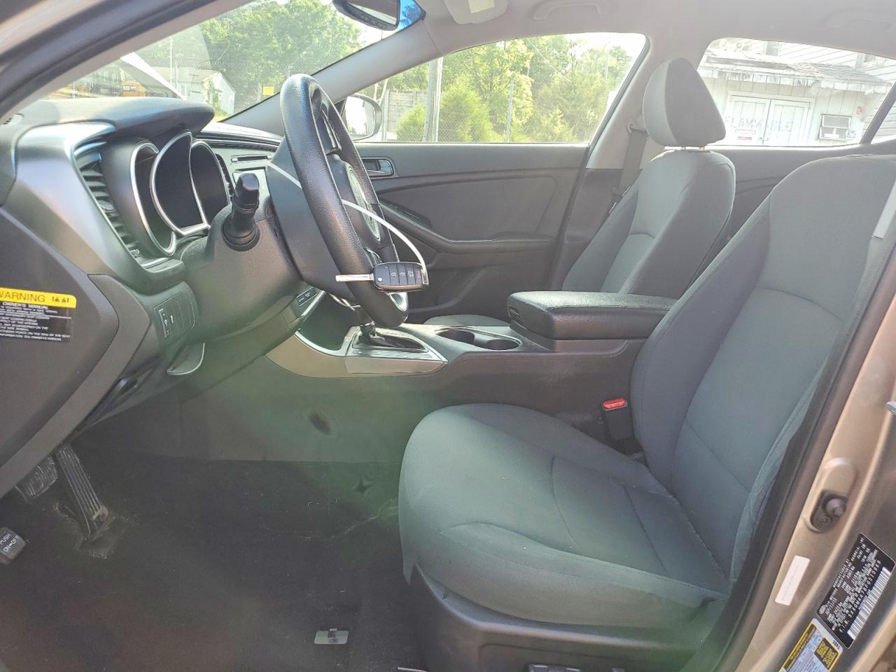 2015 Kia Optima Lx Gray vin: 5XXGM4A78FG515969