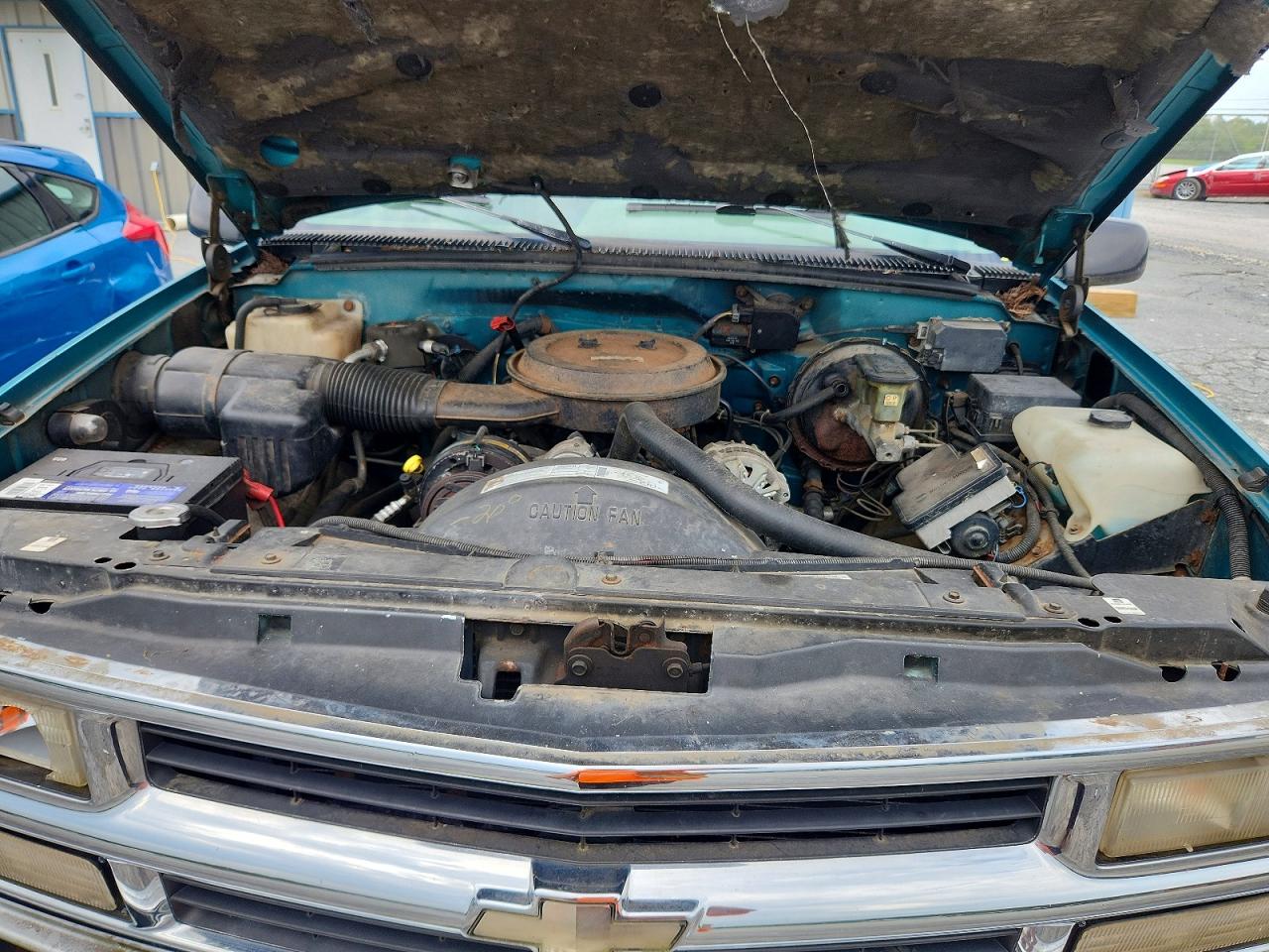 1995 Chevrolet Gmt-400 K1500 Green vin: 2GCEK19K0S1100438