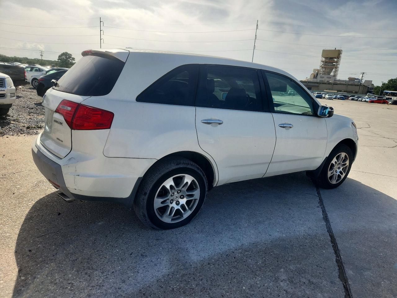 2008 Acura Mdx White vin: 2HNYD28298H542353