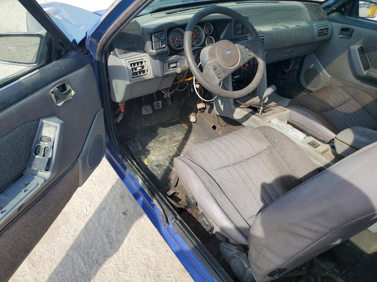 1989 Ford Mustang Lx Blue vin: 1FABP41E9KF187153