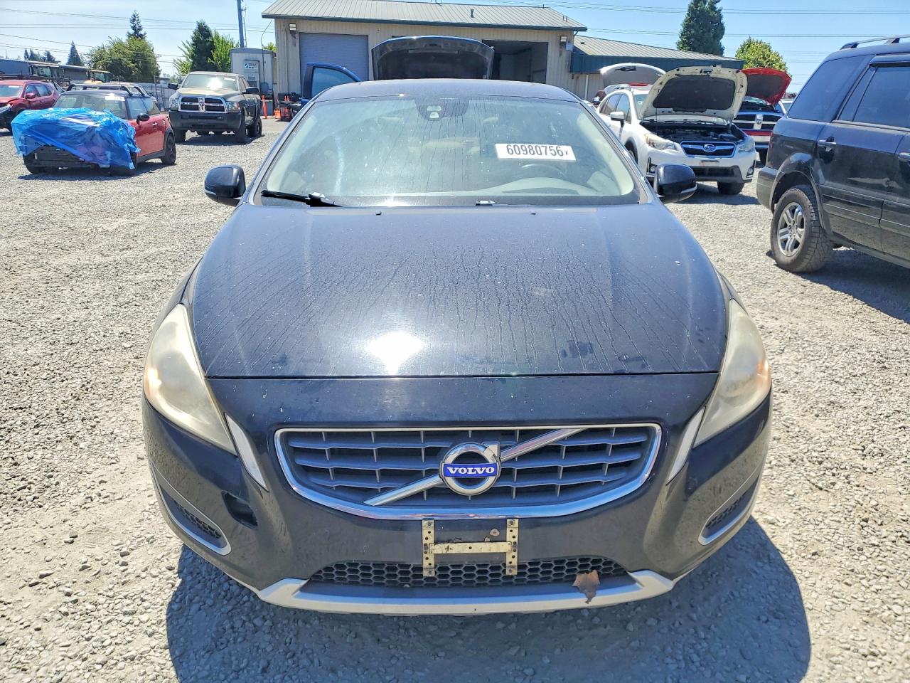 2012 Volvo S60 T5 Black vin: YV1622FS7C2110734