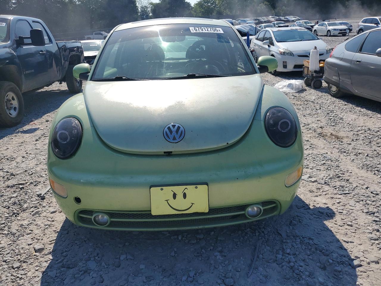 2002 Volkswagen New Beetle Glx Green vin: 3VWDD21C52M403477