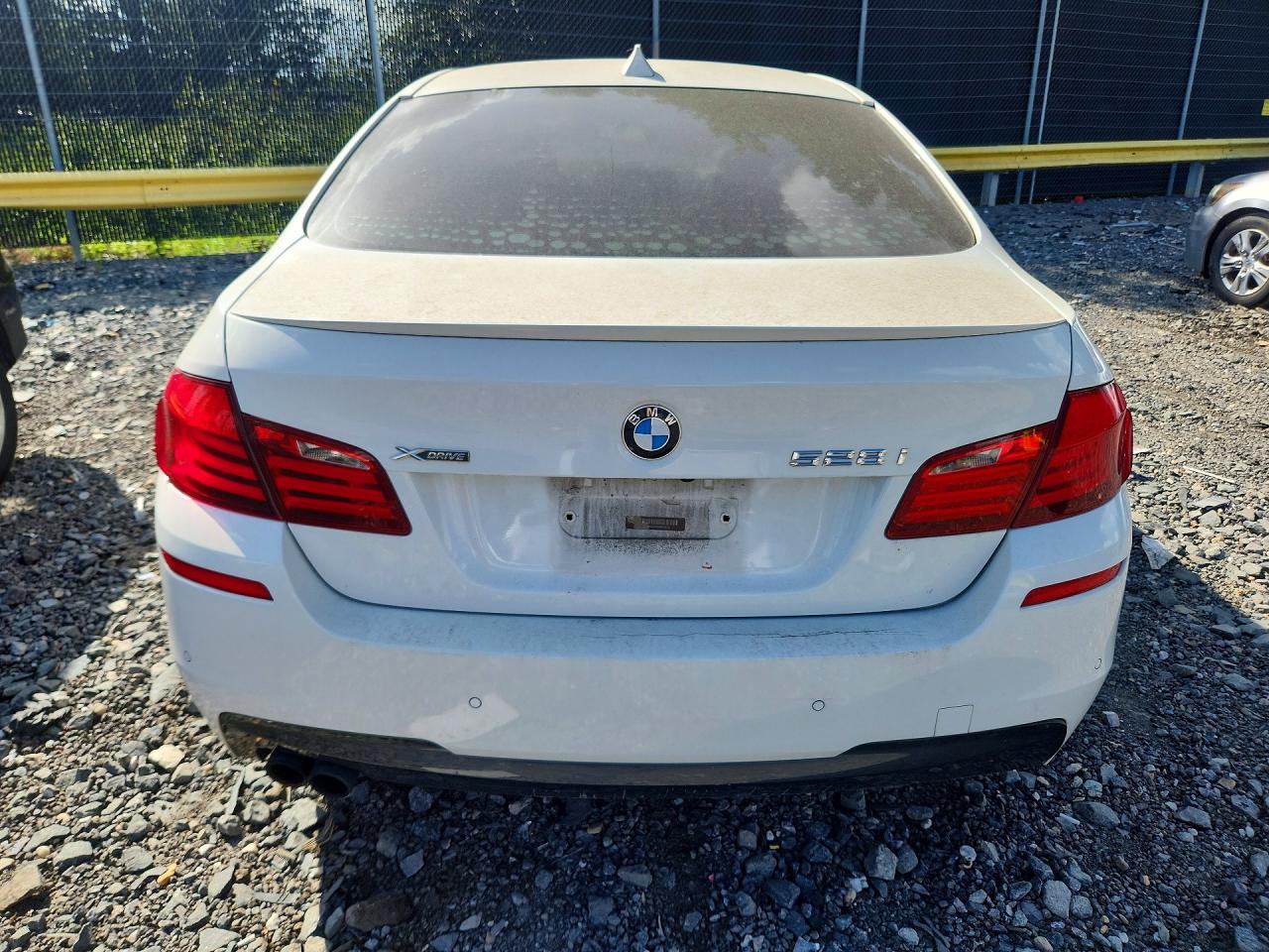 2013 Bmw 528 Xi White vin: WBAXH5C55DDW13433