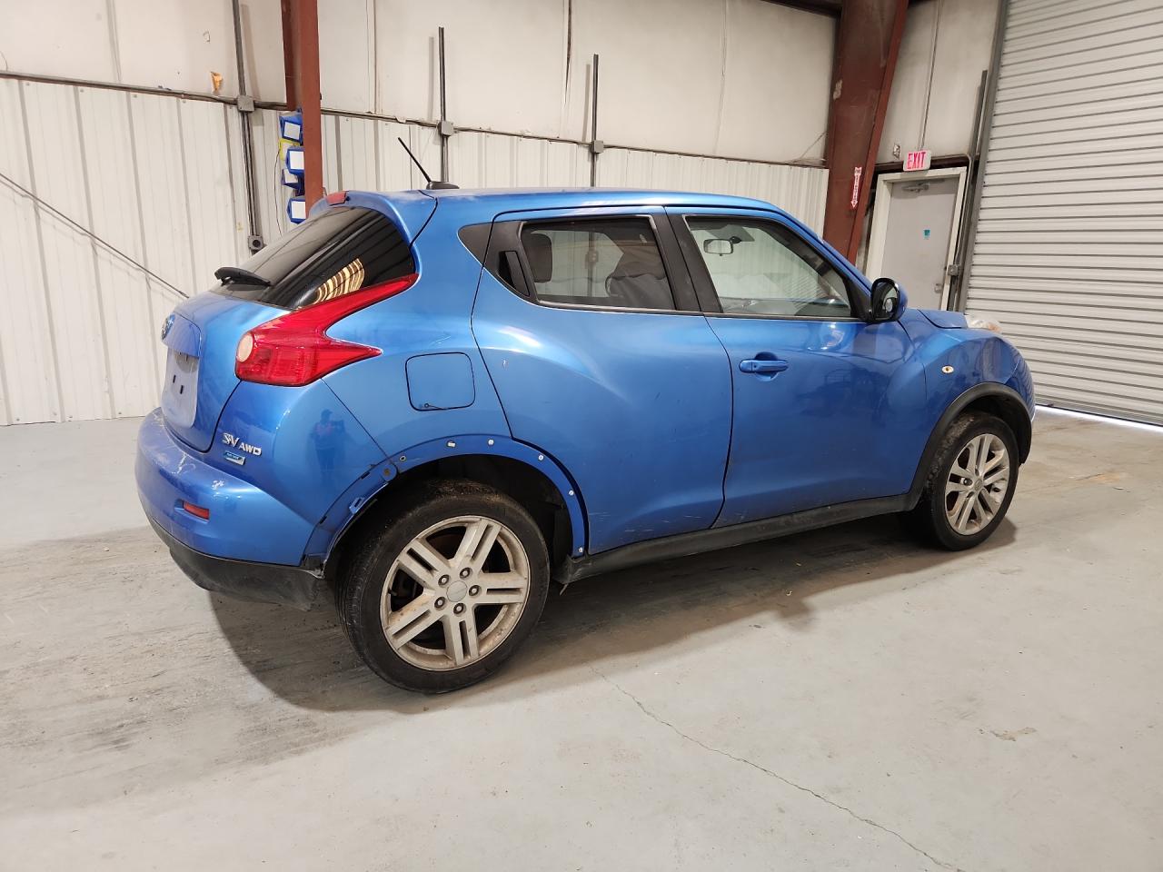 2012 Nissan Juke S Blue vin: JN8AF5MV5CT120941 Damage: Right Qtr Panel Cladding, Missing, Replacement Required