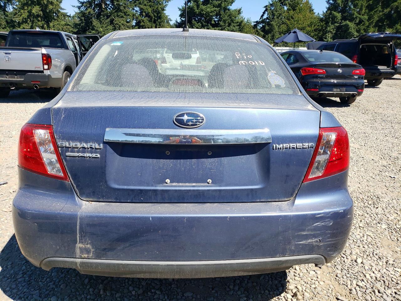 2011 Subaru Impreza 2.5i Blue vin: JF1GE6A68BH507972