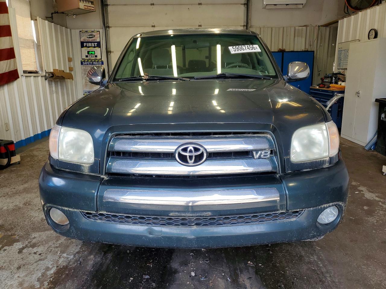 2005 Toyota Tundra Access Cab Sr5 Green vin: 5TBBT44125S466228