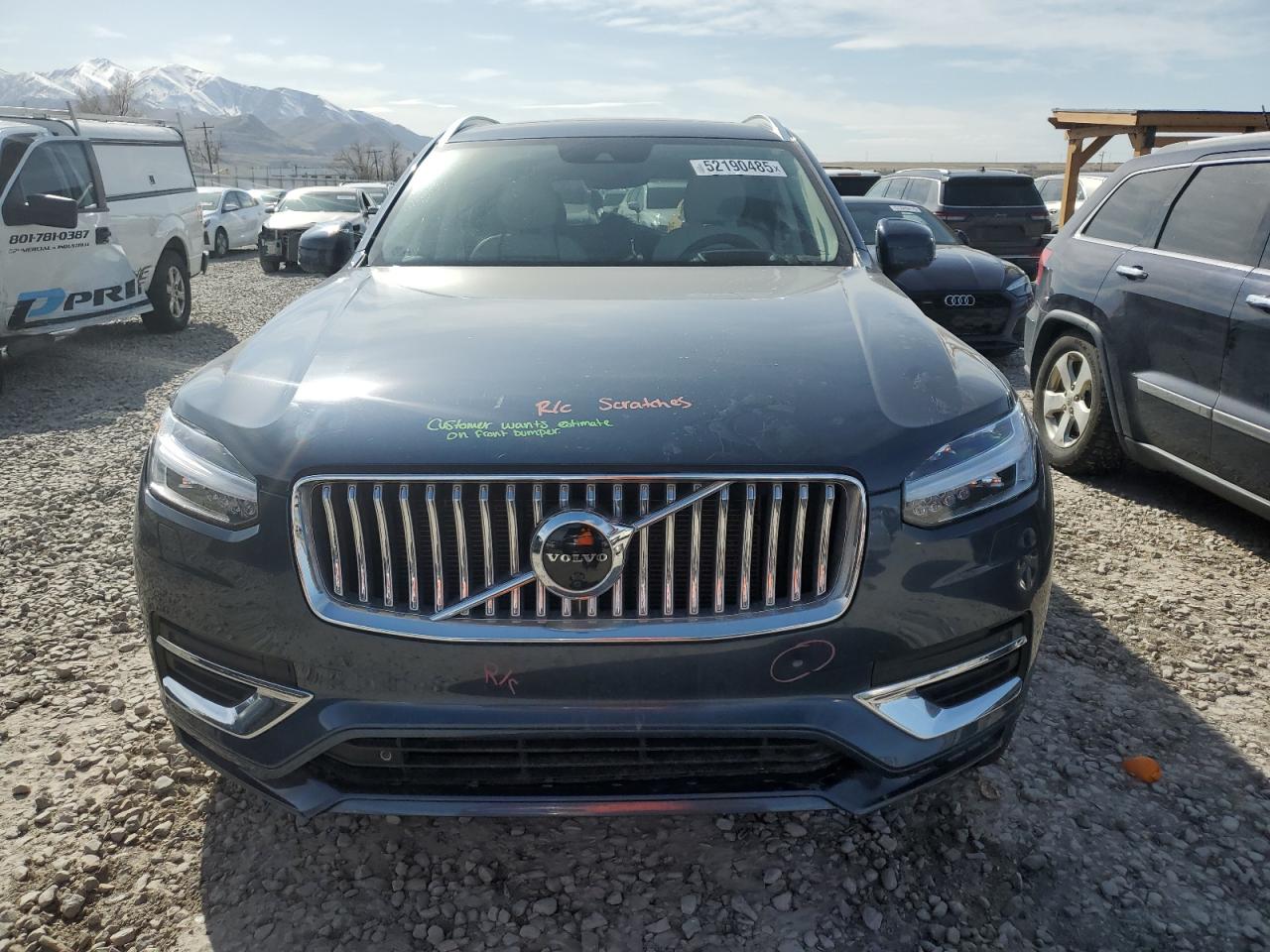 2021 Volvo Xc90 T6 Inscription Charcoal vin: YV4A221L9M1690590