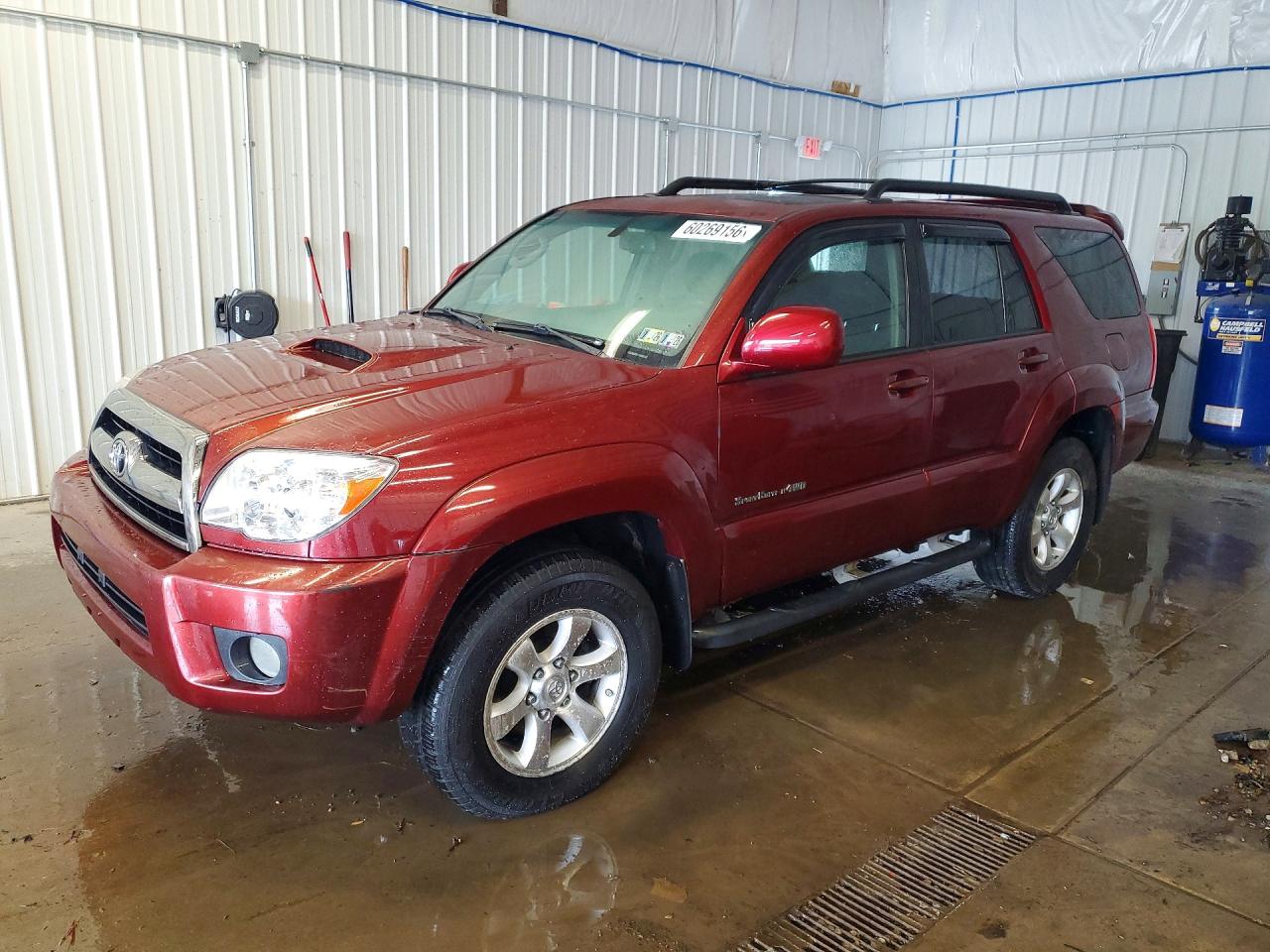 2009 Toyota 4runner Sport Edition Red vin: JTEBU14R89K036902