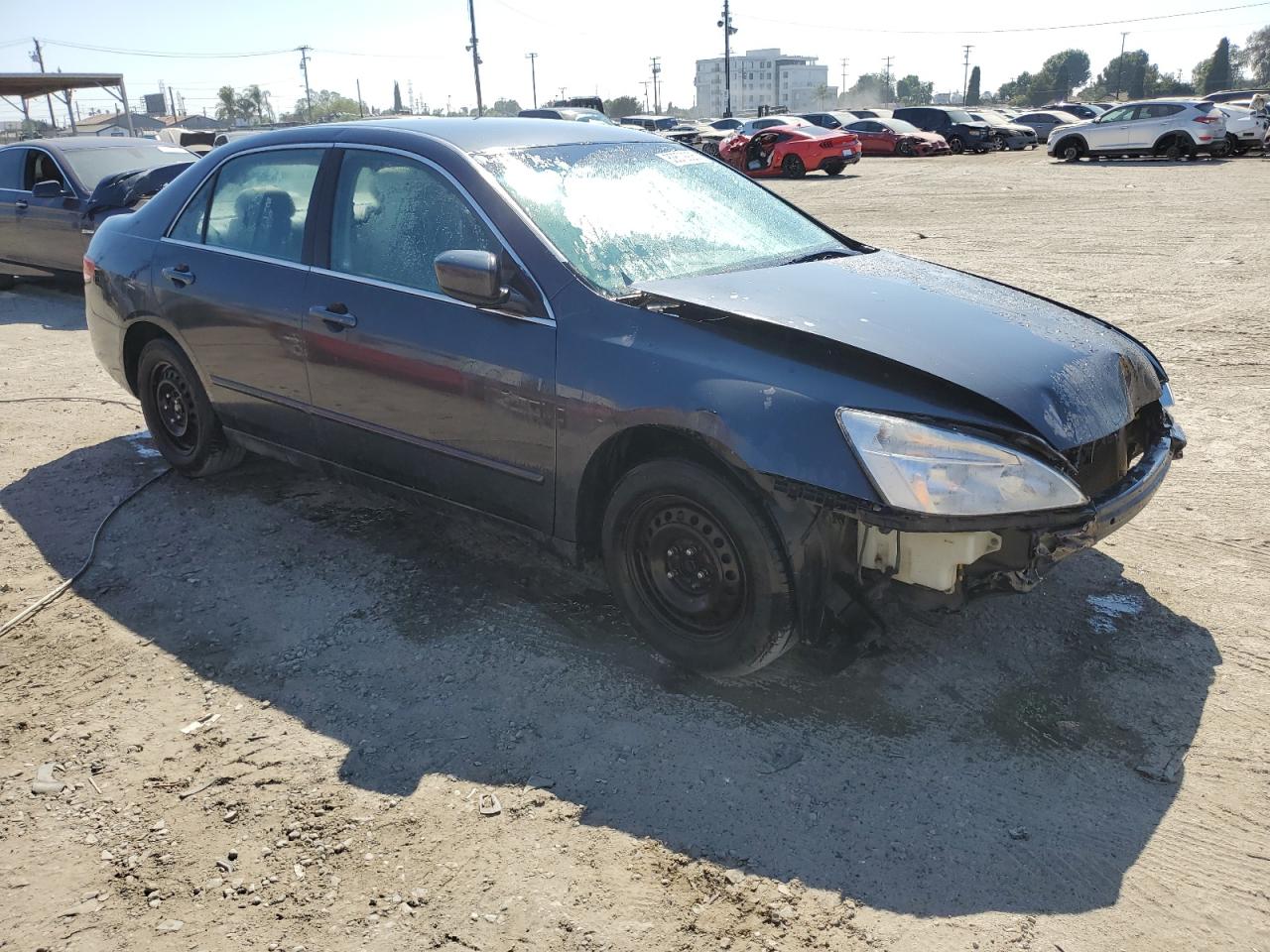 2004 Honda Accord Lx Серый vin: 1HGCM56404A165623