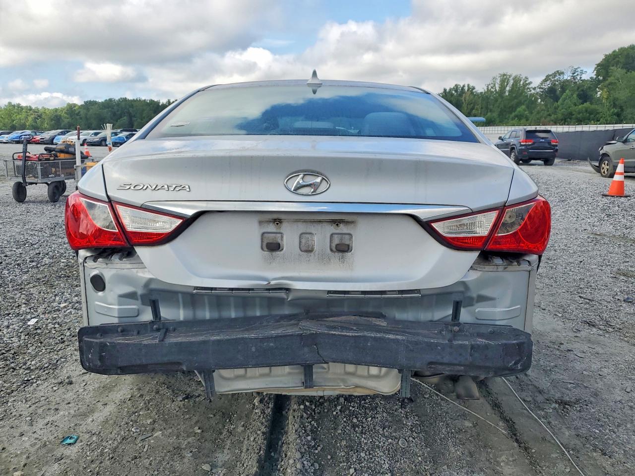 2011 Hyundai Sonata Gls Silver vin: 5NPEB4ACXBH005969