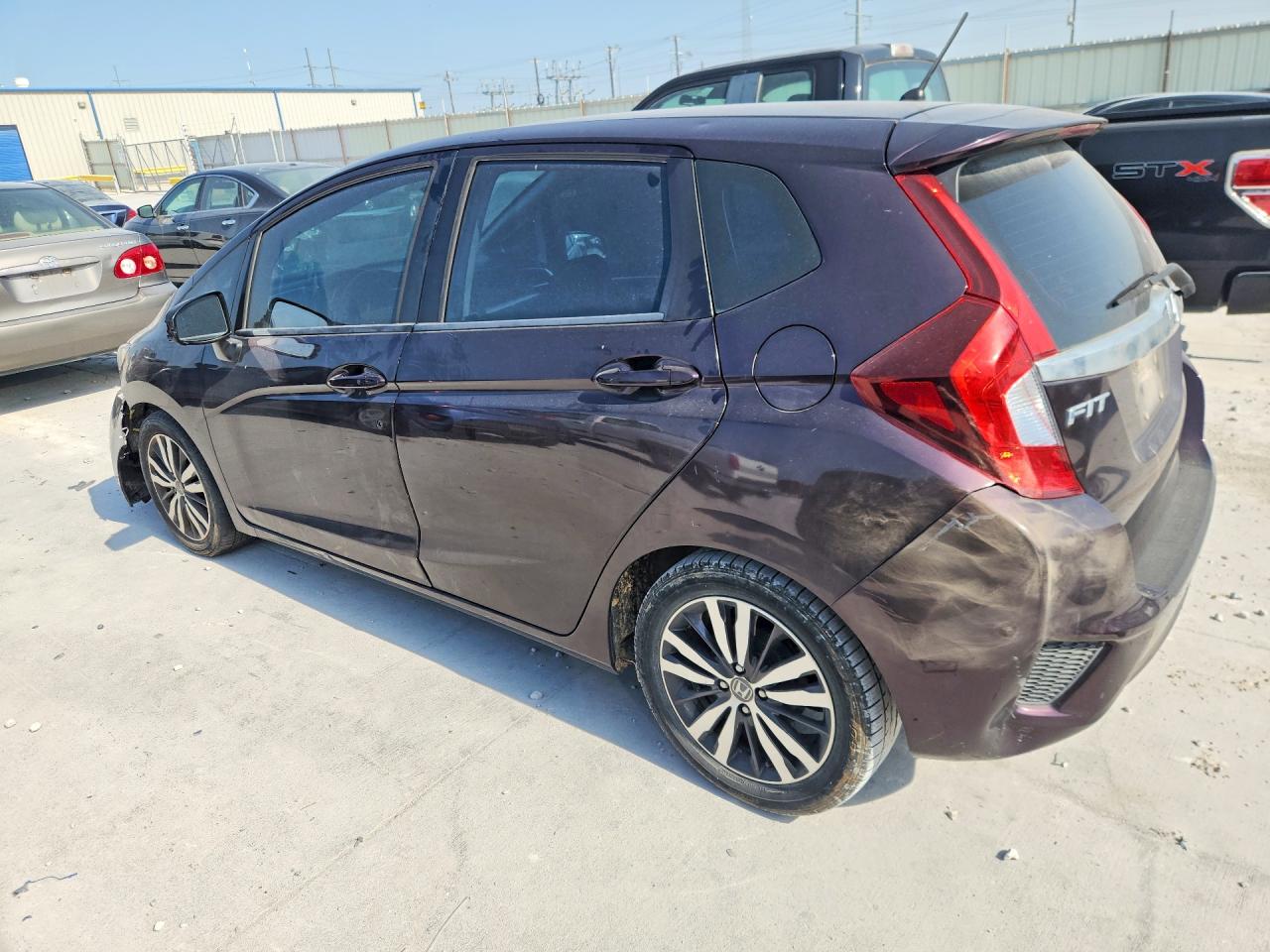 2015 Honda Fit Ex Purple vin: 3HGGK5H81FM761885