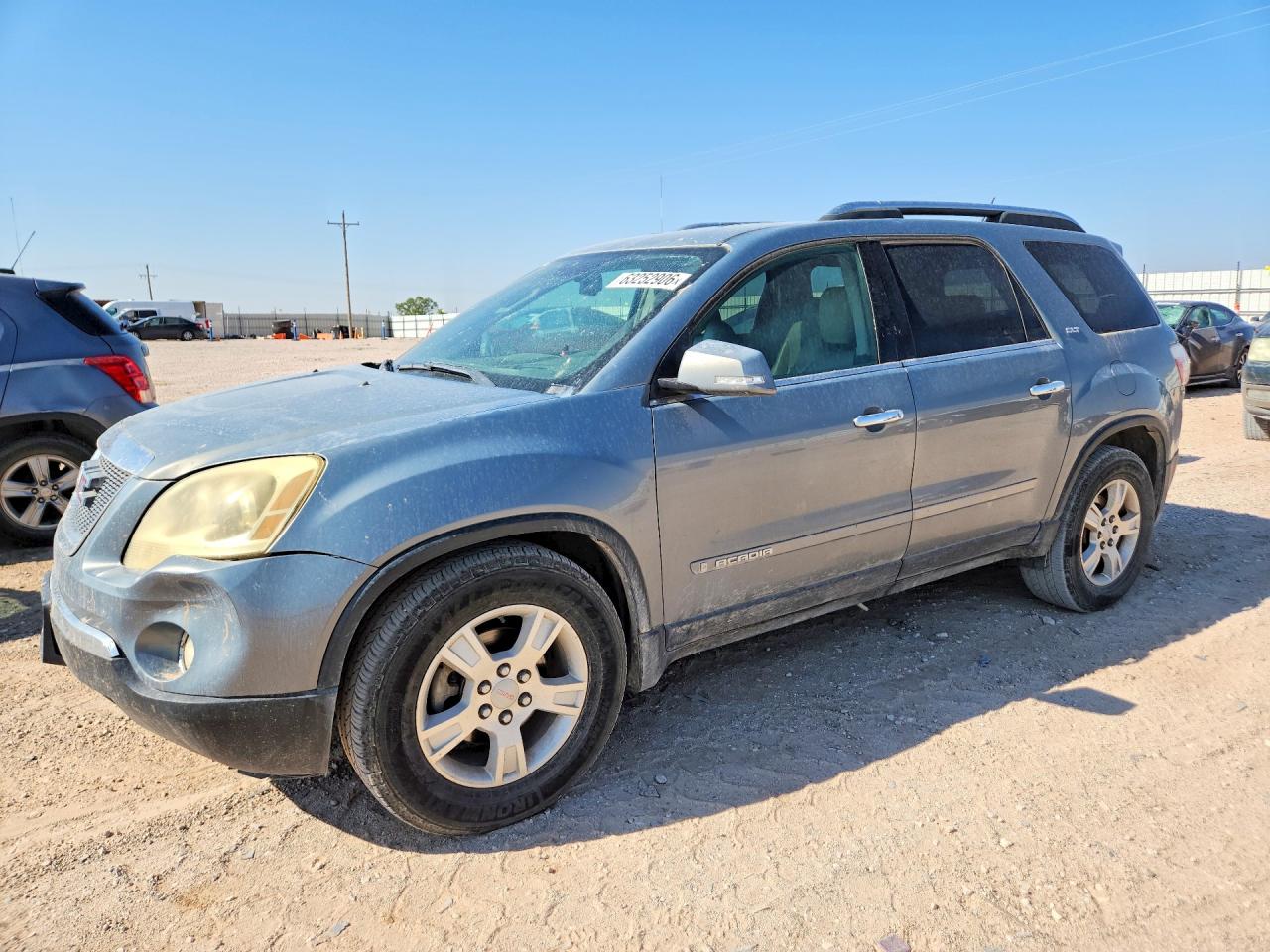 2008 Gmc Acadia Slt-2 Синий vin: 1GKER33778J273906