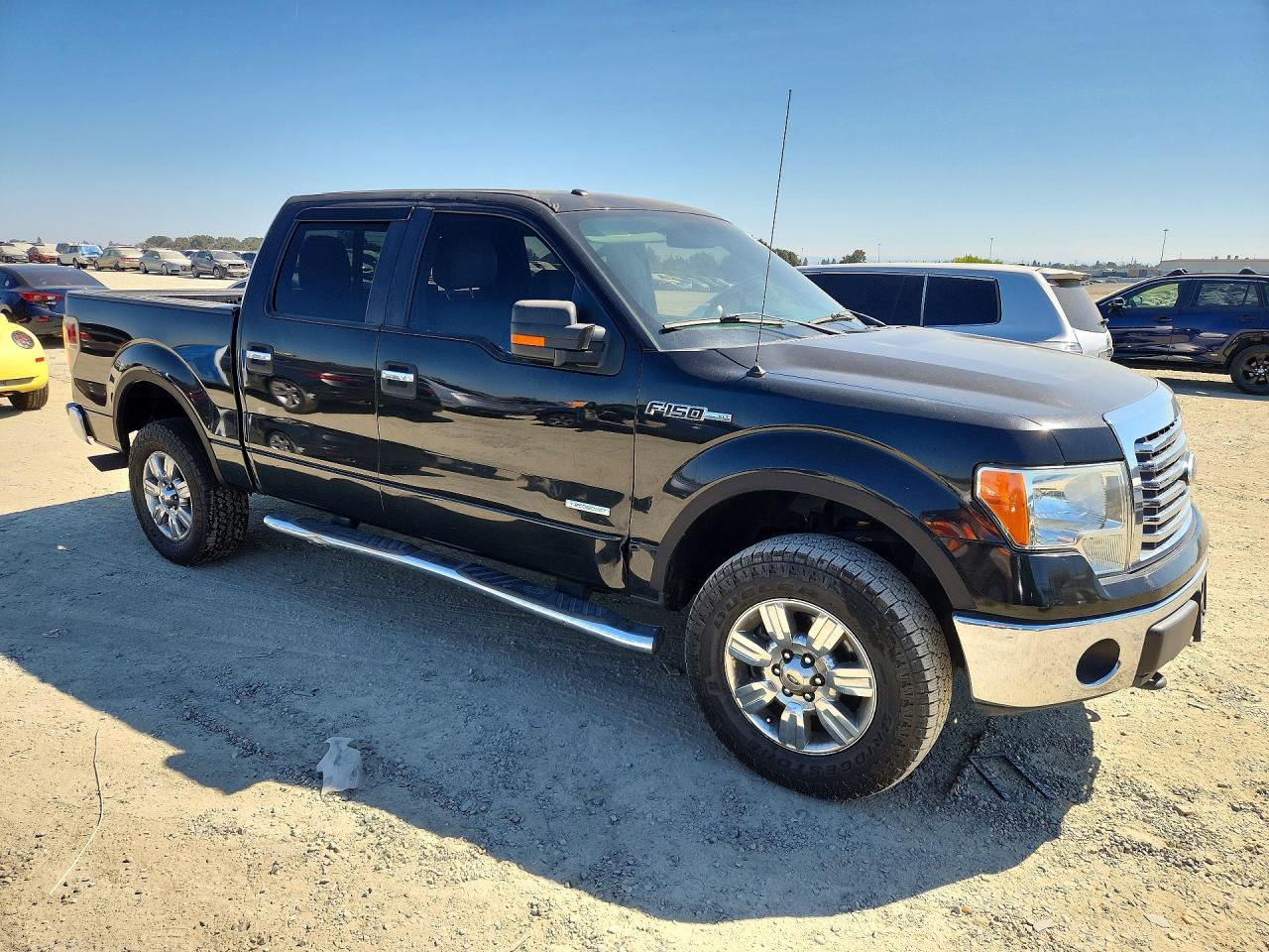2012 Ford F150 Supercrew Black vin: 1FTFW1ET1CFA11513