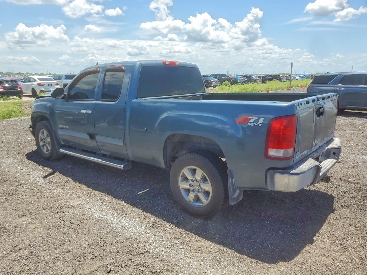 2011 Gmc Sierra K1500 Sle Blue vin: 1GTR2VE3XBZ405721