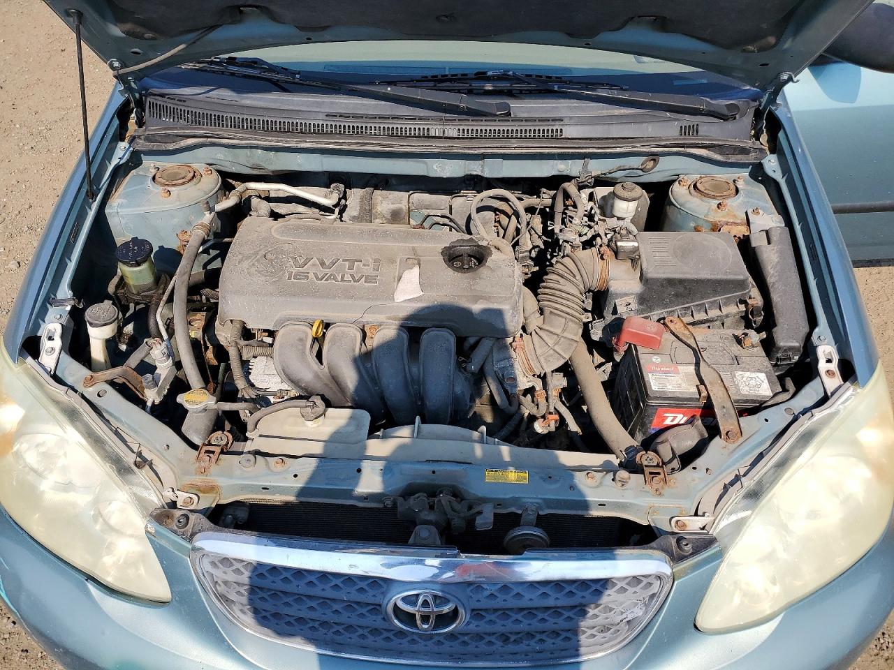 2005 Toyota Corolla Ce Green vin: 2T1BR32E95C493294