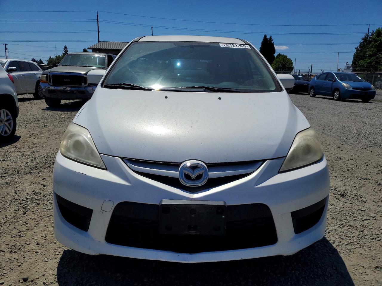 2009 Mazda 5 Sv White vin: JM1CR29L690347857