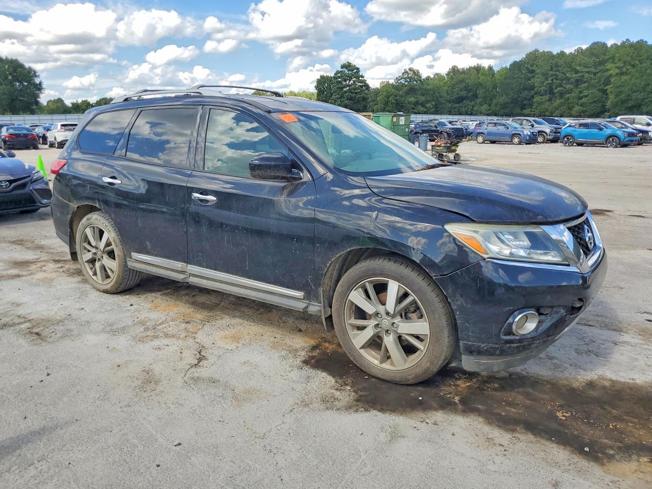 2014 Nissan Pathfinder S Black vin: 5N1AR2MN5EC679938