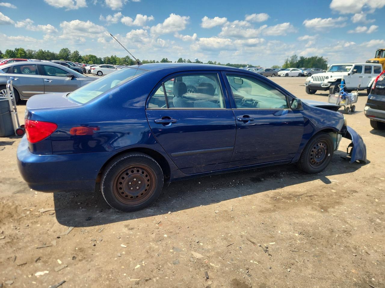 2007 Toyota Corolla Ce Blue vin: 2T1BR32E87C796859