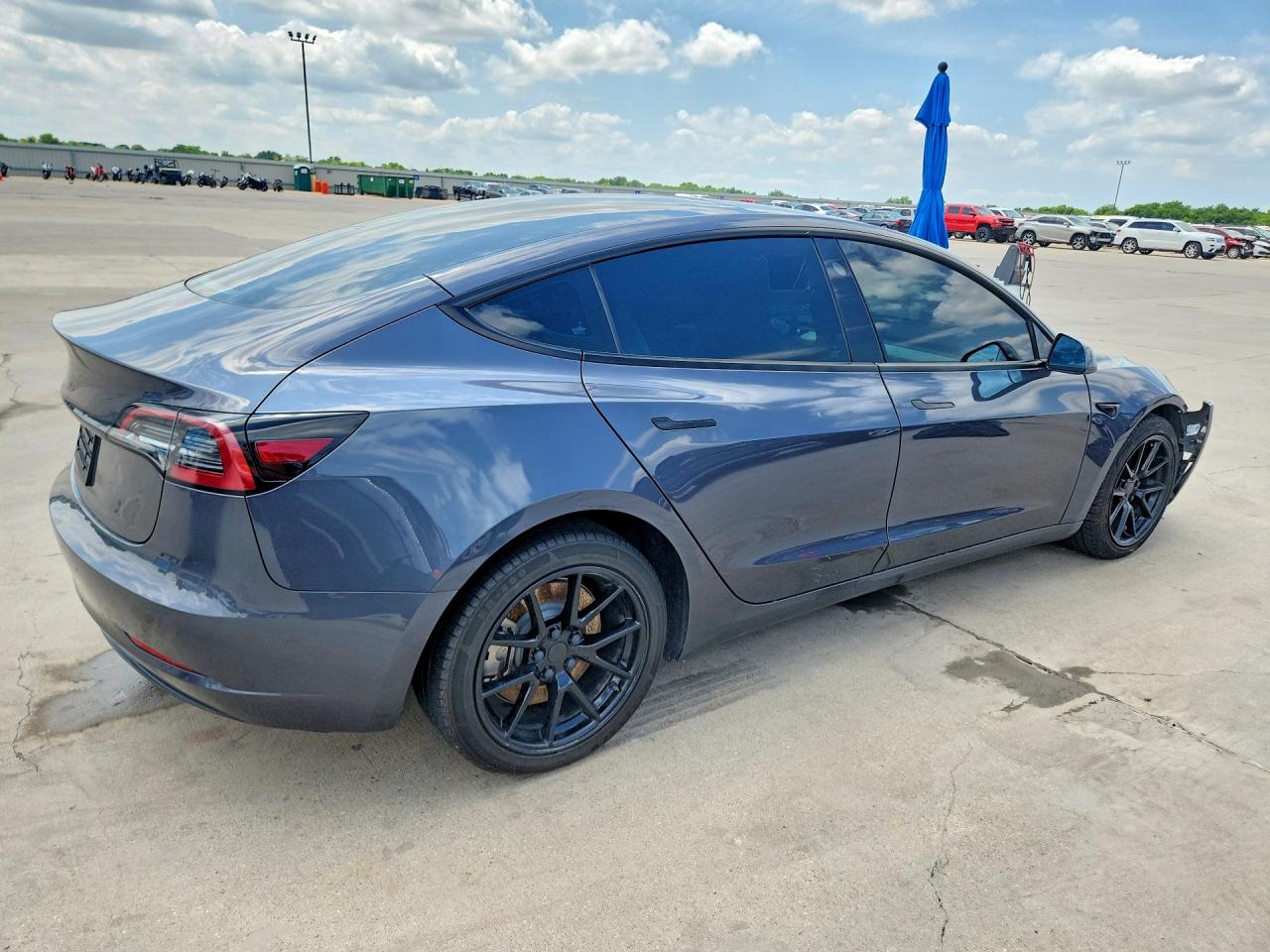 2023 Tesla Model 3 Серый vin: 5YJ3E1EA7PF618756
