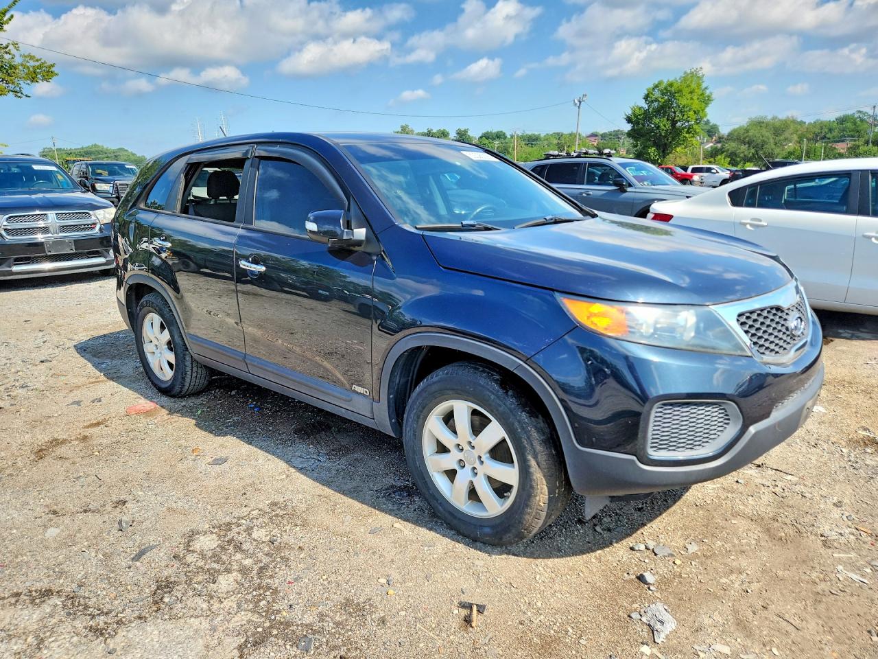 2012 Kia Sorento Lx Blue vin: 5XYKTCA63CG246088