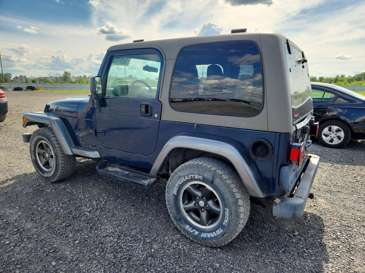 2004 Jeep Wrangler / Tj Sport Blue vin: 1J4FA49S34P724274