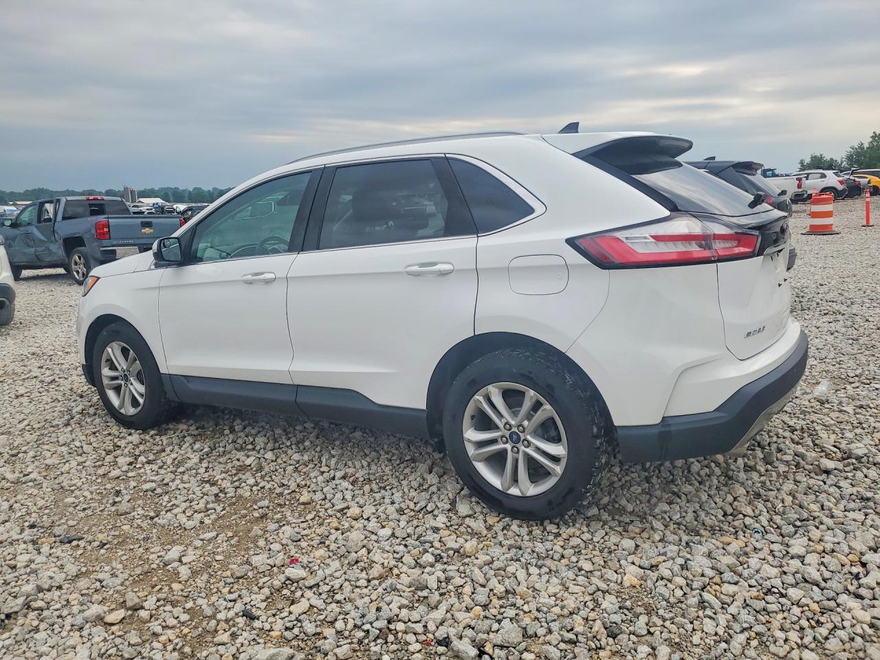 2020 Ford Edge Sel White vin: 2FMPK4J9XLBB20660