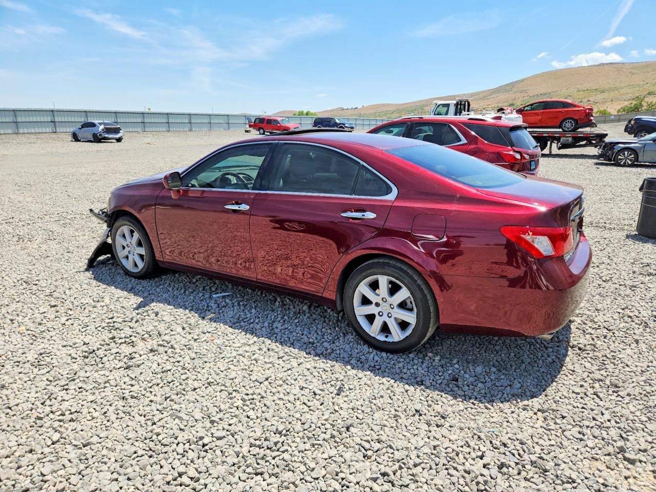 2007 Lexus Es 350 Red vin: JTHBJ46G872144927