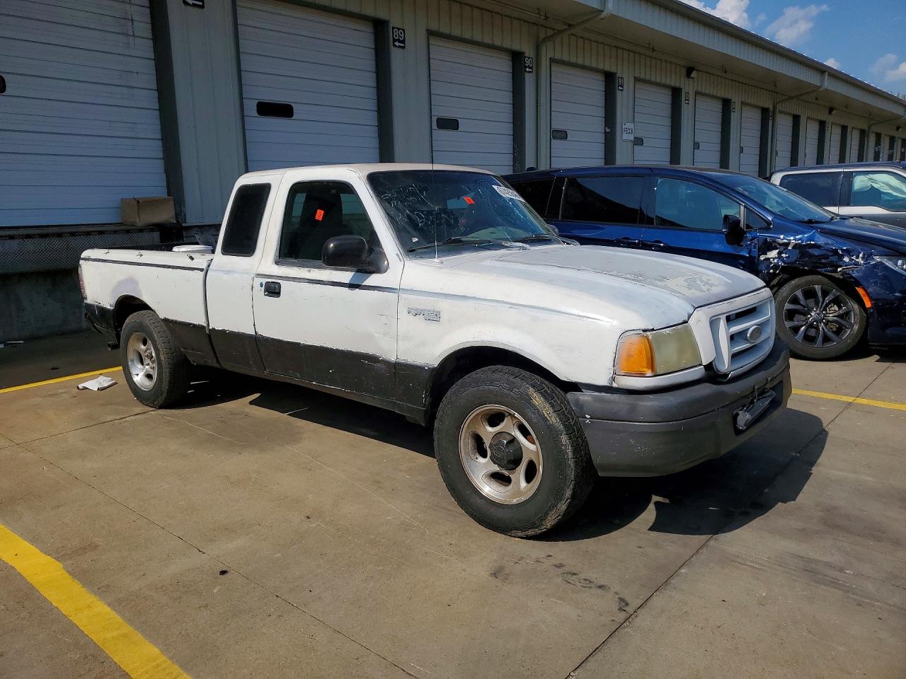 2005 Ford Ranger Super Cab White vin: 1FTYR14U95PB02357