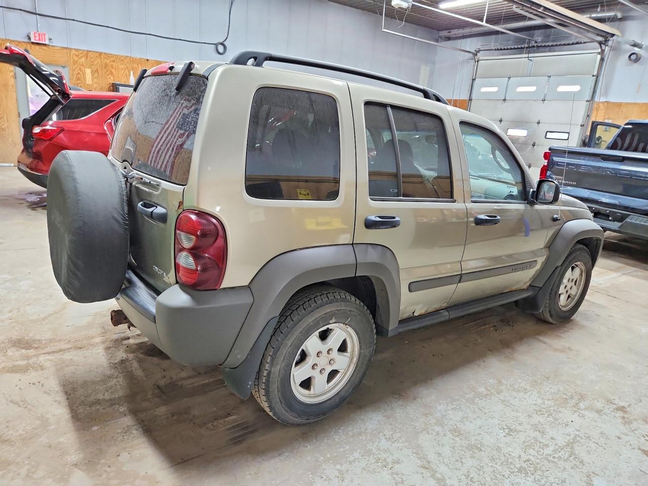 2006 Jeep Liberty Sport Green vin: 1J4GL48K46W249095