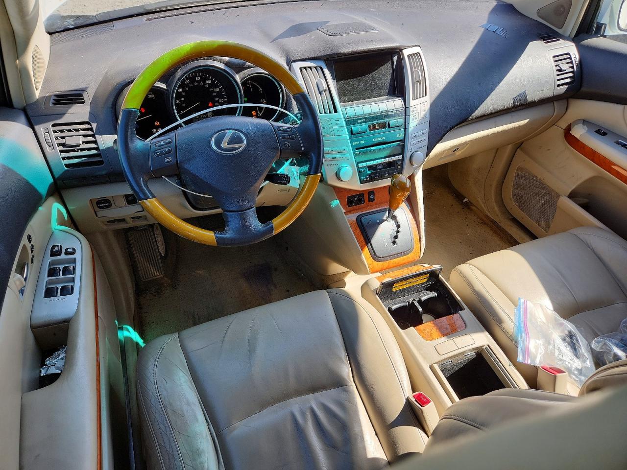 2007 Lexus Rx 400h White vin: JTJHW31U772033142