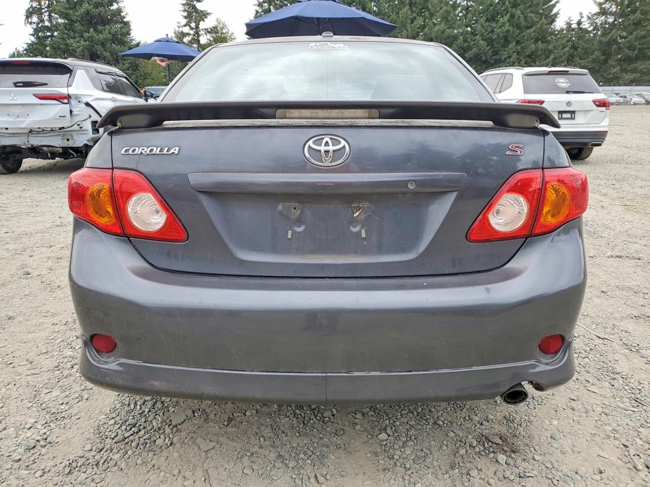 2009 Toyota Corolla S Gray vin: 2T1BU40E49C063699
