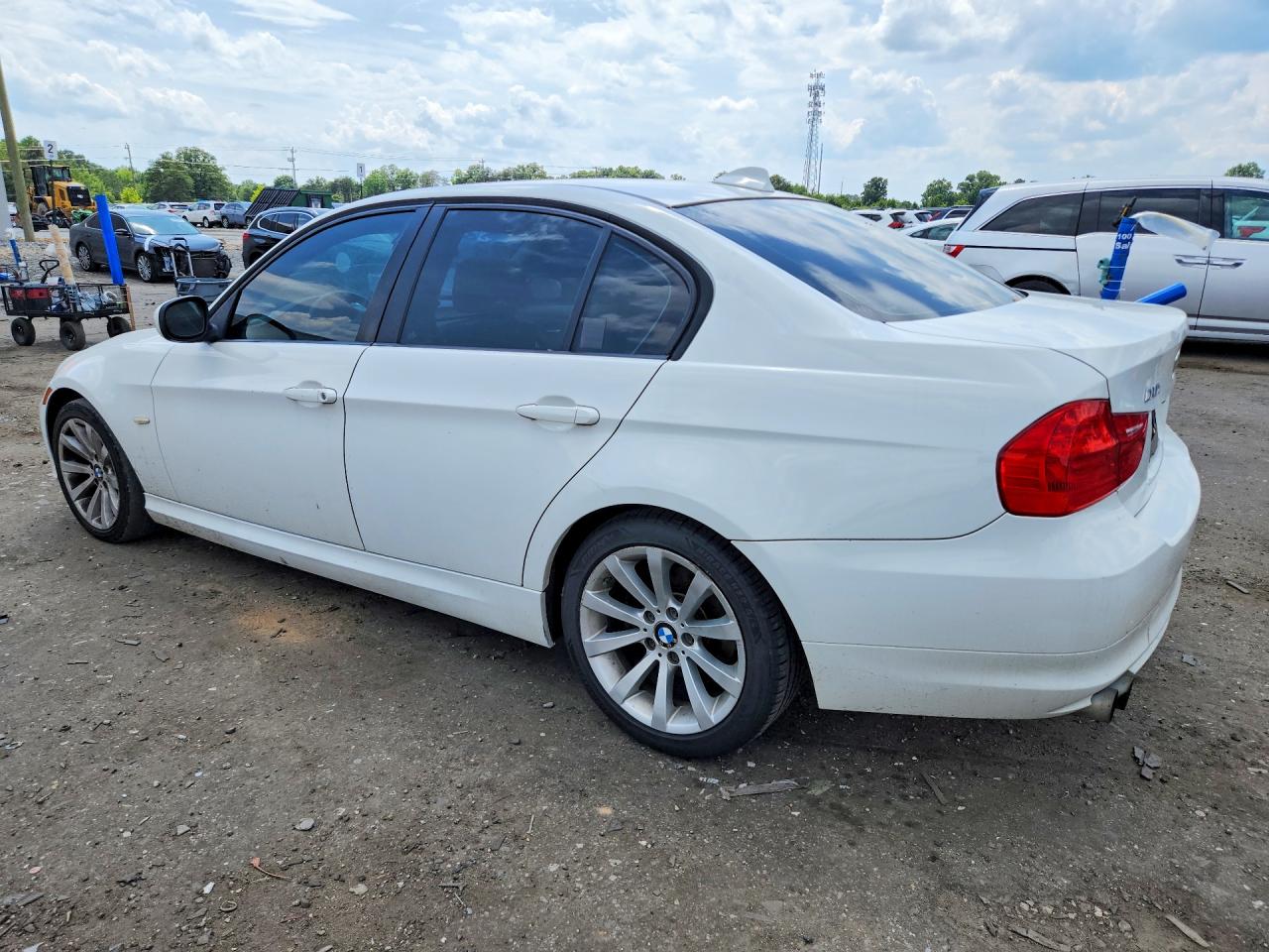 2011 Bmw 328 I Sulev White vin: WBAPH5G50BNM78413