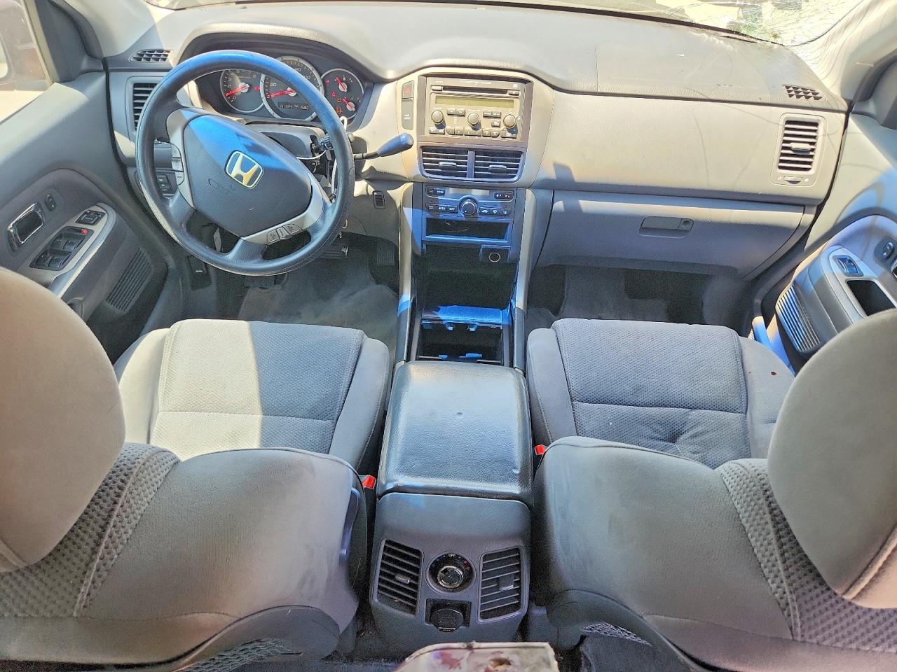 2007 Honda Pilot Ex Burgundy vin: 5FNYF28437B020971
