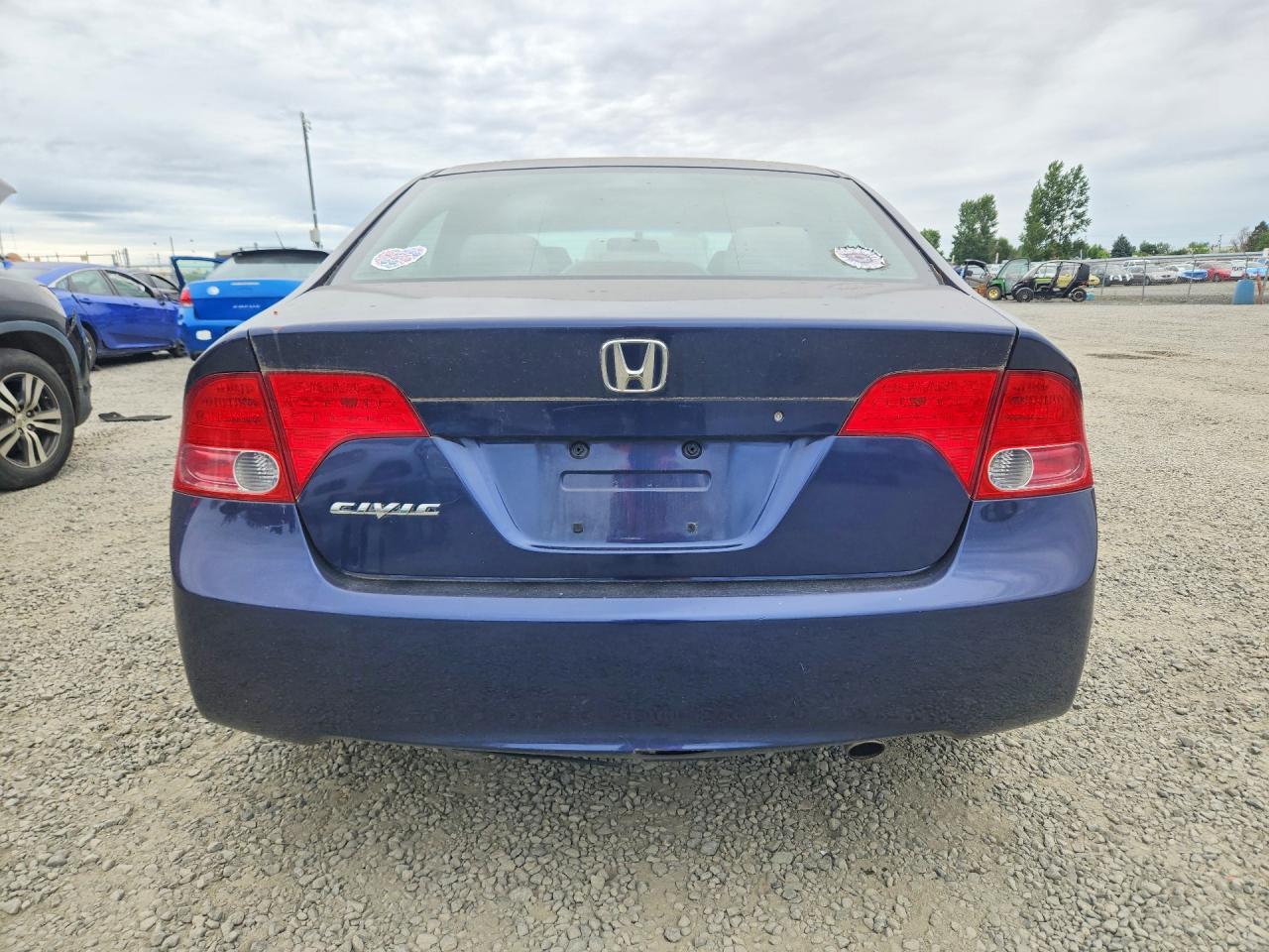 2006 Honda Civic Lx Blue vin: 1HGFA16526L137188