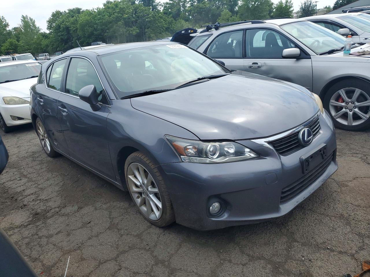2013 Lexus Ct 200 Gray vin: JTHKD5BH0D2173183