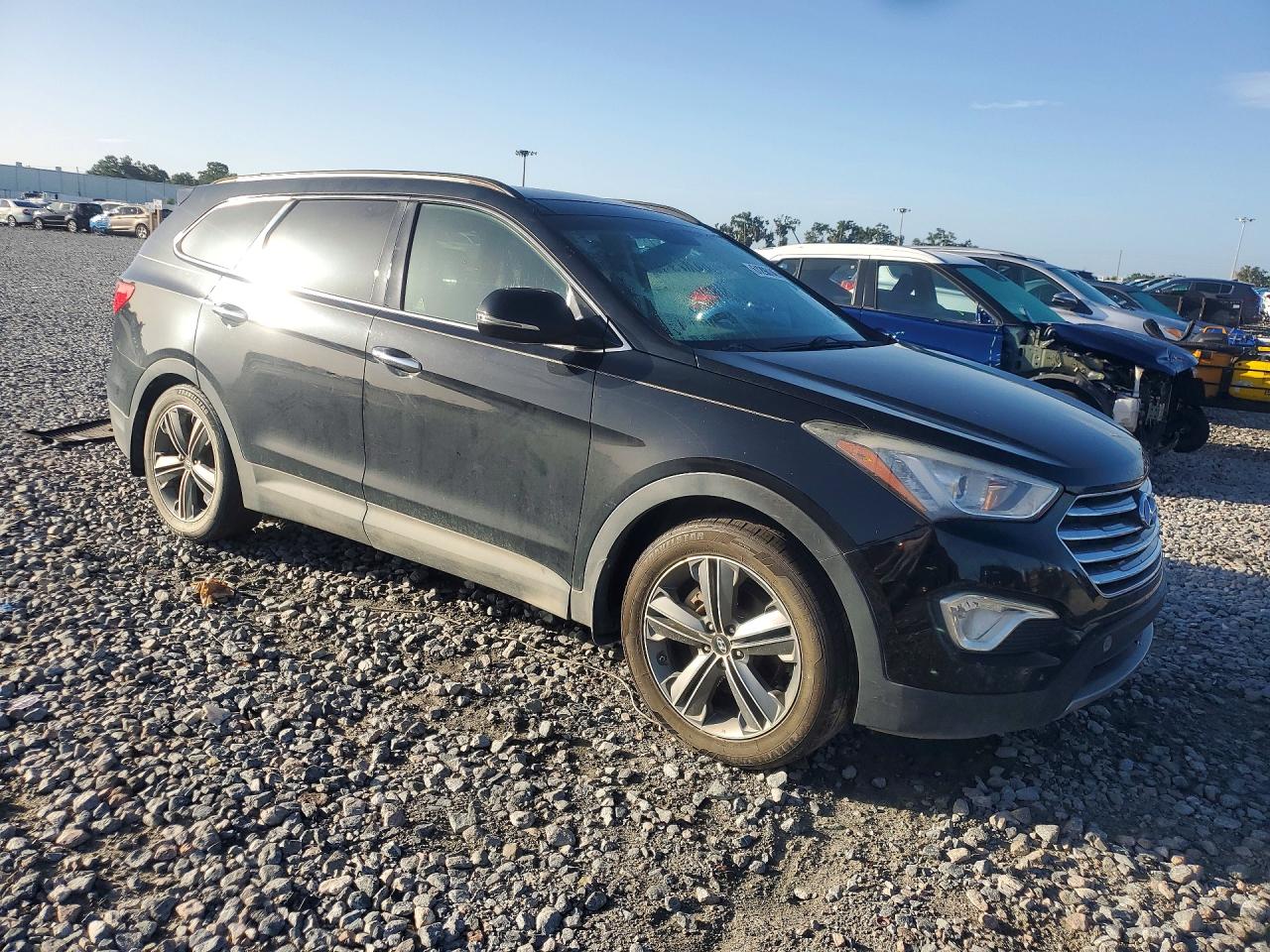 2015 Hyundai Santa Fe Limited Черный vin: KM8SR4HF6FU115293
