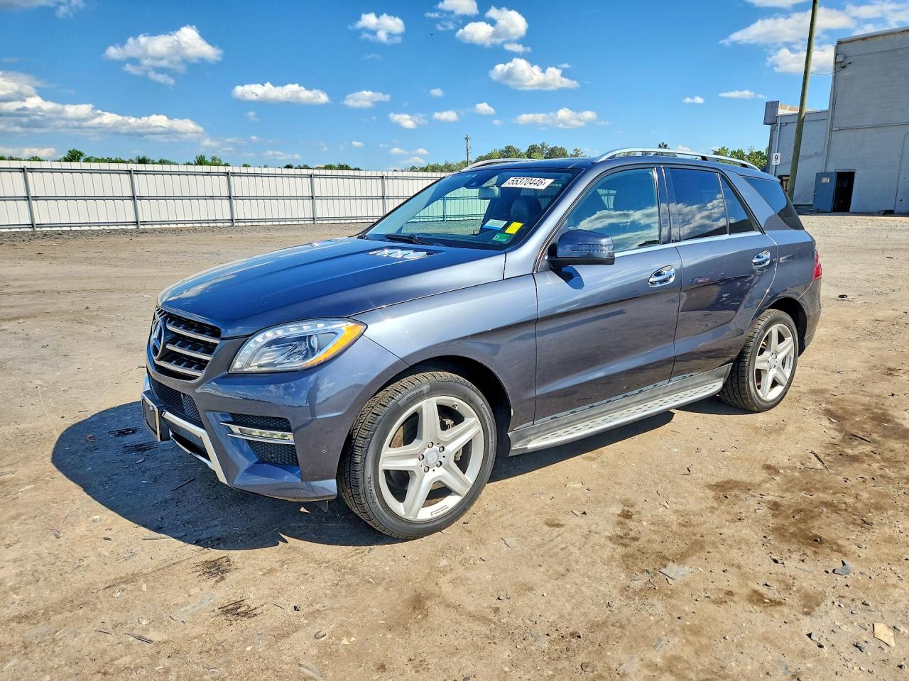 2015 Mercedes-benz Ml 400 4matic Серый vin: 4JGDA5GB2FA496534