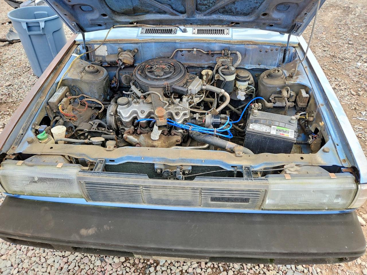 1988 Nissan Sentra E Blue vin: JN1PB21S7JU547980