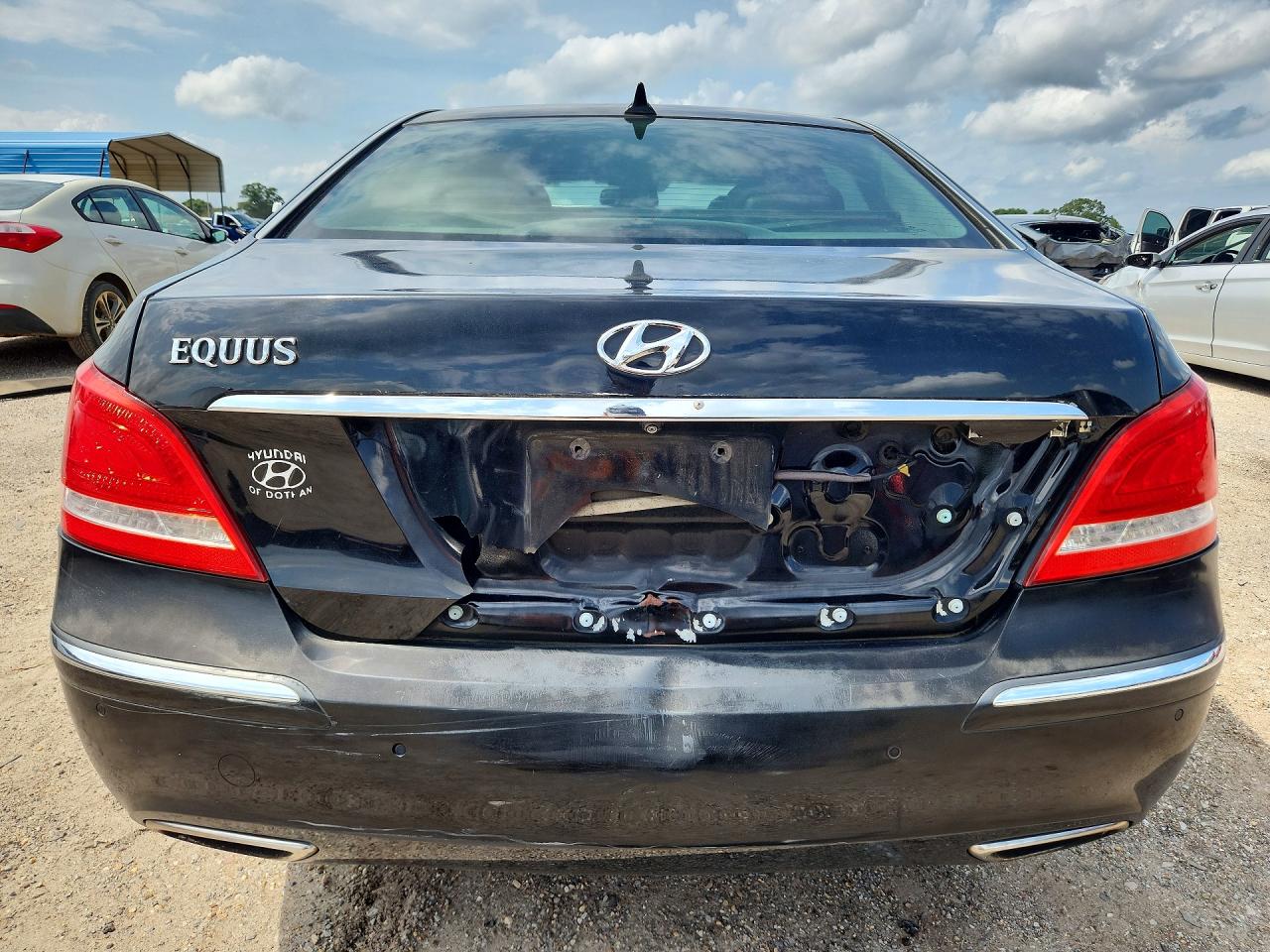 2012 Hyundai Equus Signature Black vin: KMHGH4JHXCU052179