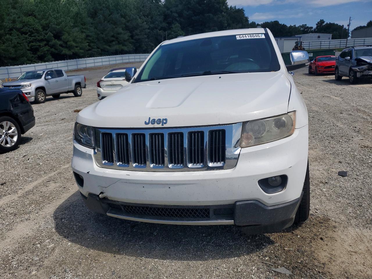 2013 Jeep Grand Cherokee Limited White vin: 1C4RJEBGXDC656691